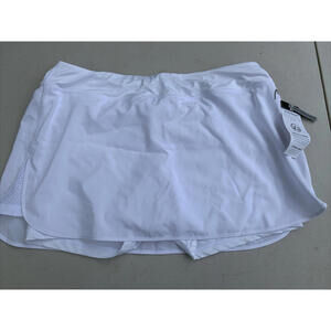 Head Women’s White Workout Skirt+Shorts (Skort) Moisture Wick XL #152